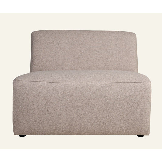 Juno Modul 1,5 seter uten armlene beige - 90x93x73 cm fra Kid