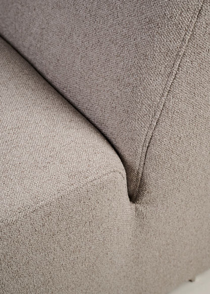 Juno Modul 1,5 seter uten armlene beige - 90x93x73 cm fra Kid