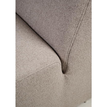 Juno, Forms & Objects, Modulsofa 1,5 seter m/armlene venstre beige - 110x93x73 cm