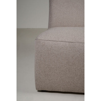 Juno Modul åpen ende venstre beige 2-seter sofa fra Kid, slitesterkt tekstil