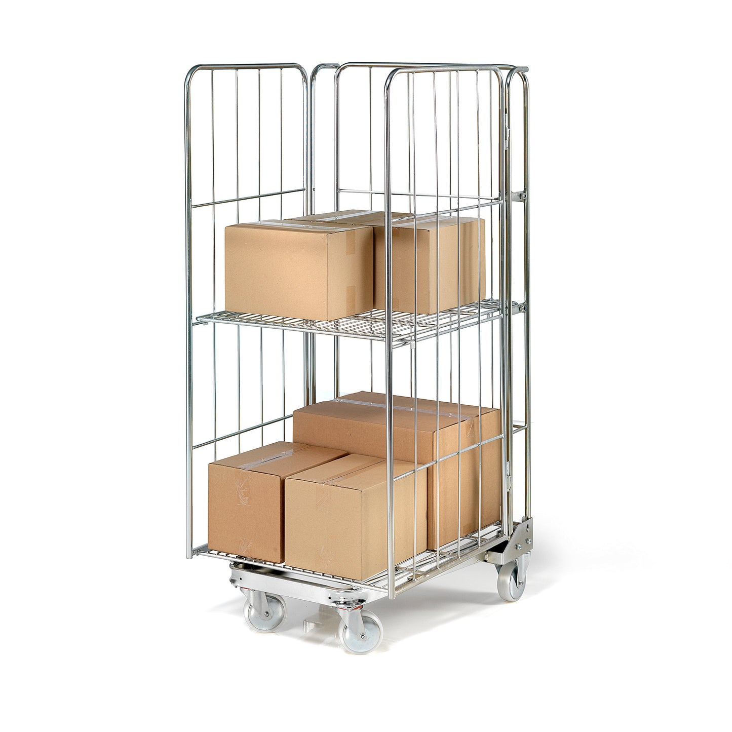 Rullecontainer TYRRELL, 3 vegger, 1715x720x825 mm fra AJ Produkter