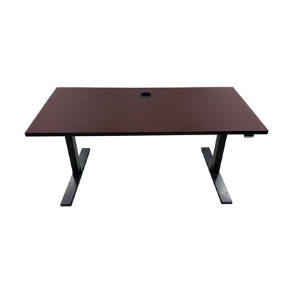 Elektrisk hev/senk skrivebord fra Linak, rød, 140x70 cm