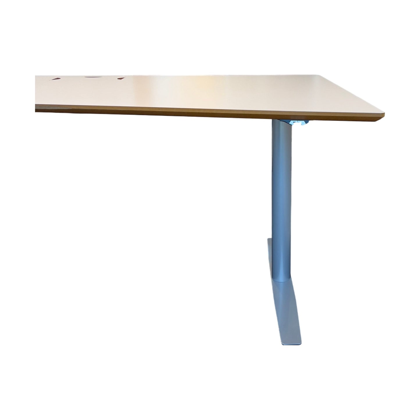 Elektrisk hev/senk skrivebord fra Secundo, grå, 180x90 cm