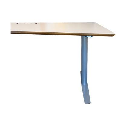 Elektrisk hev/senk skrivebord fra Secundo, grå, 180x90 cm