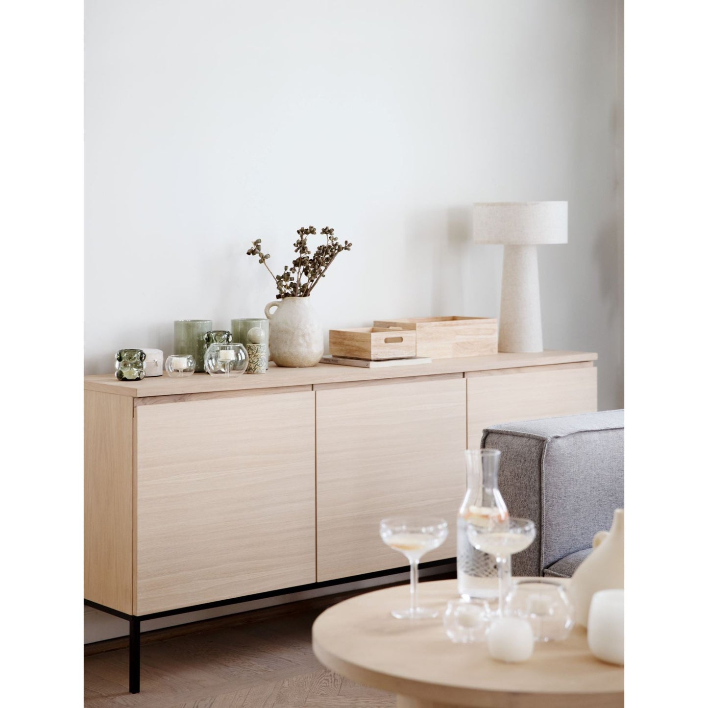 Ella Skjenk natur - 170x40x79 cm fra Kid