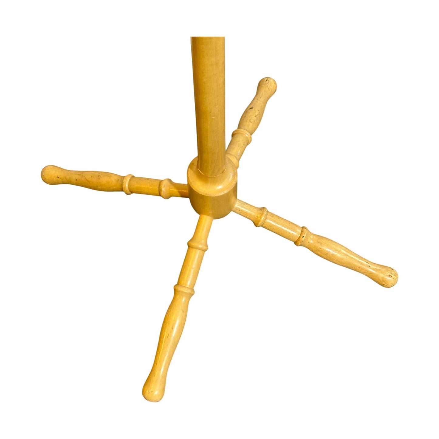 Retro stumtjener i tre, trefarget, 180 cm