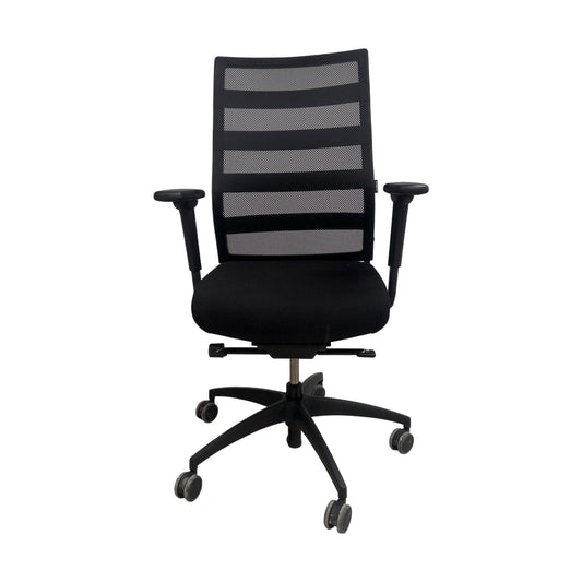 Kontorstol Wagner Ergomedic 100-1, svart