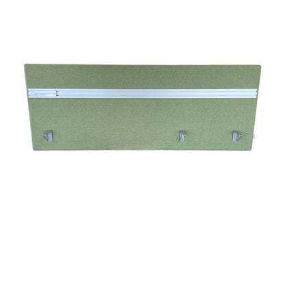 Glimakra bordskjerm, 180x70 cm, tekstiltrukket i grønn