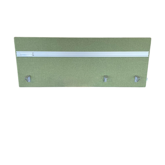 Glimakra bordskjerm, 180x70 cm, tekstiltrukket i grønn