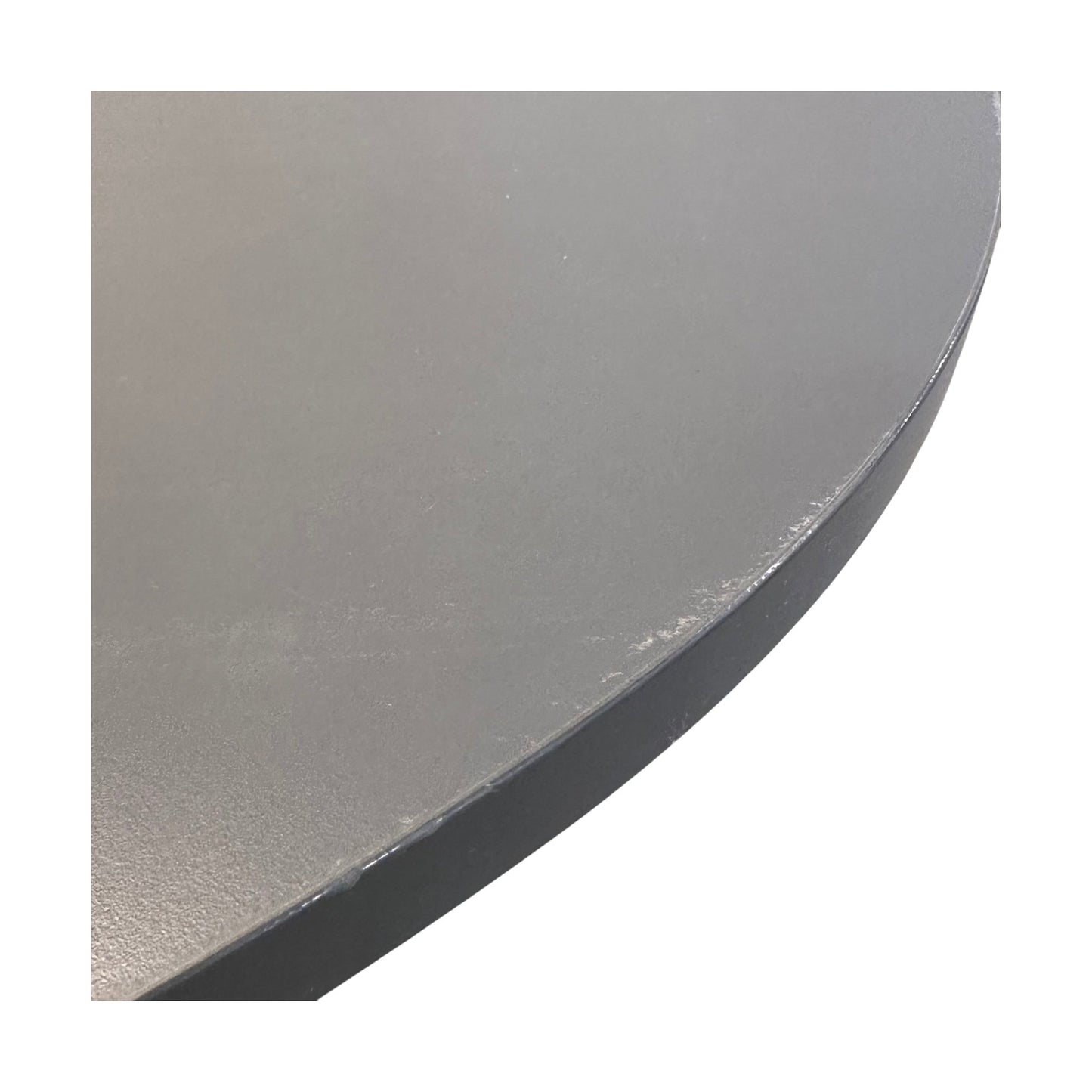 Ovalt møtebord i grå, 180x100 cm