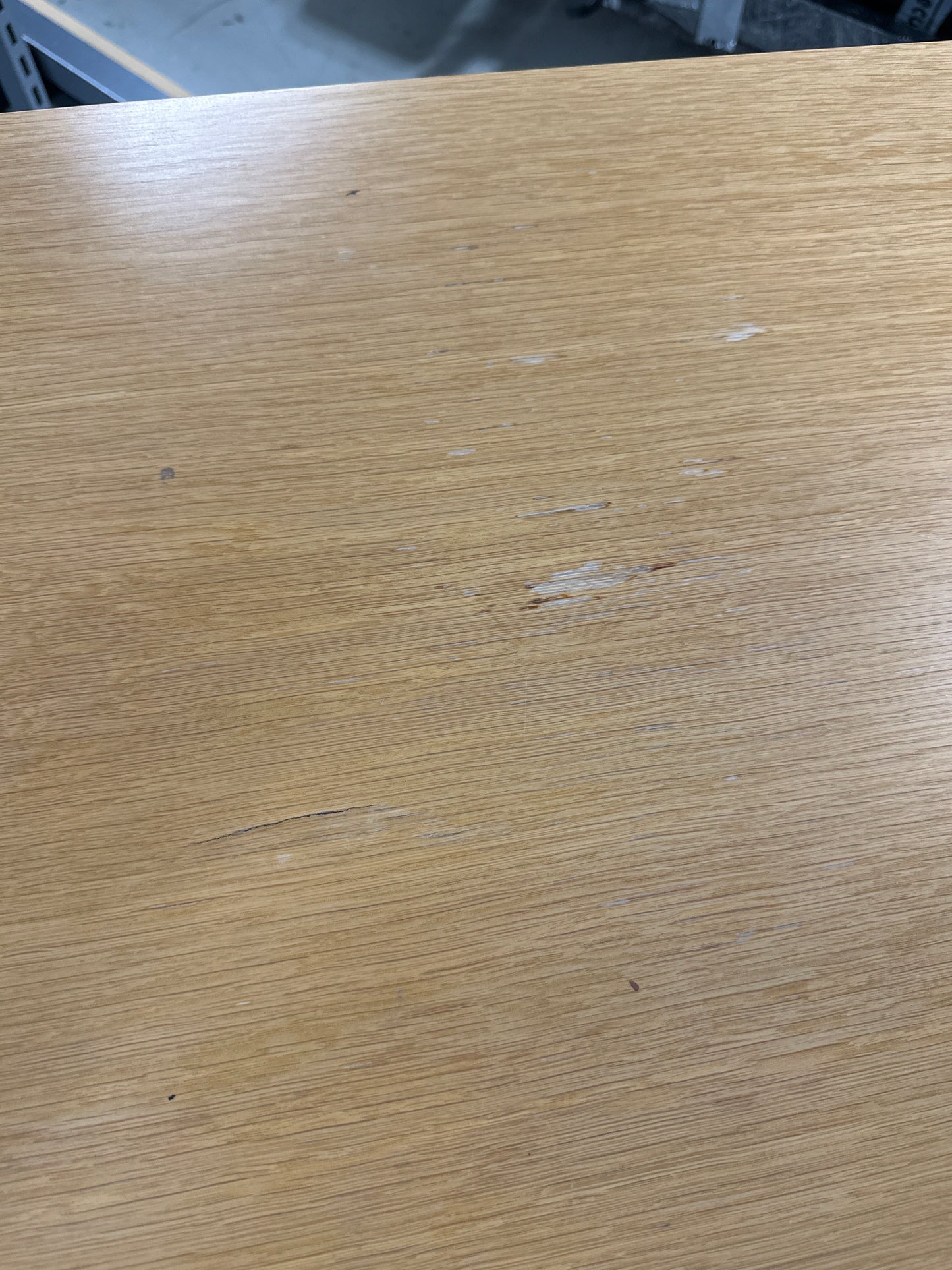 El hev/senk skrivebord m/magebue, 180x90cm