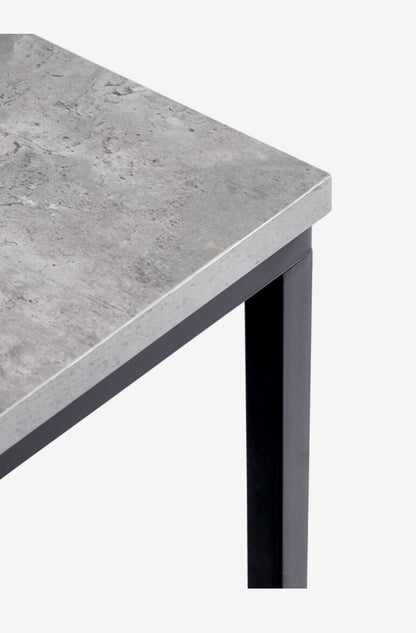 Dokkedal sofabord fra Jysk, svart, 75x115 cm