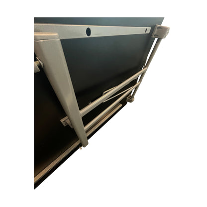 Klappbord ELJ, svart laminat, 180x80 cm
