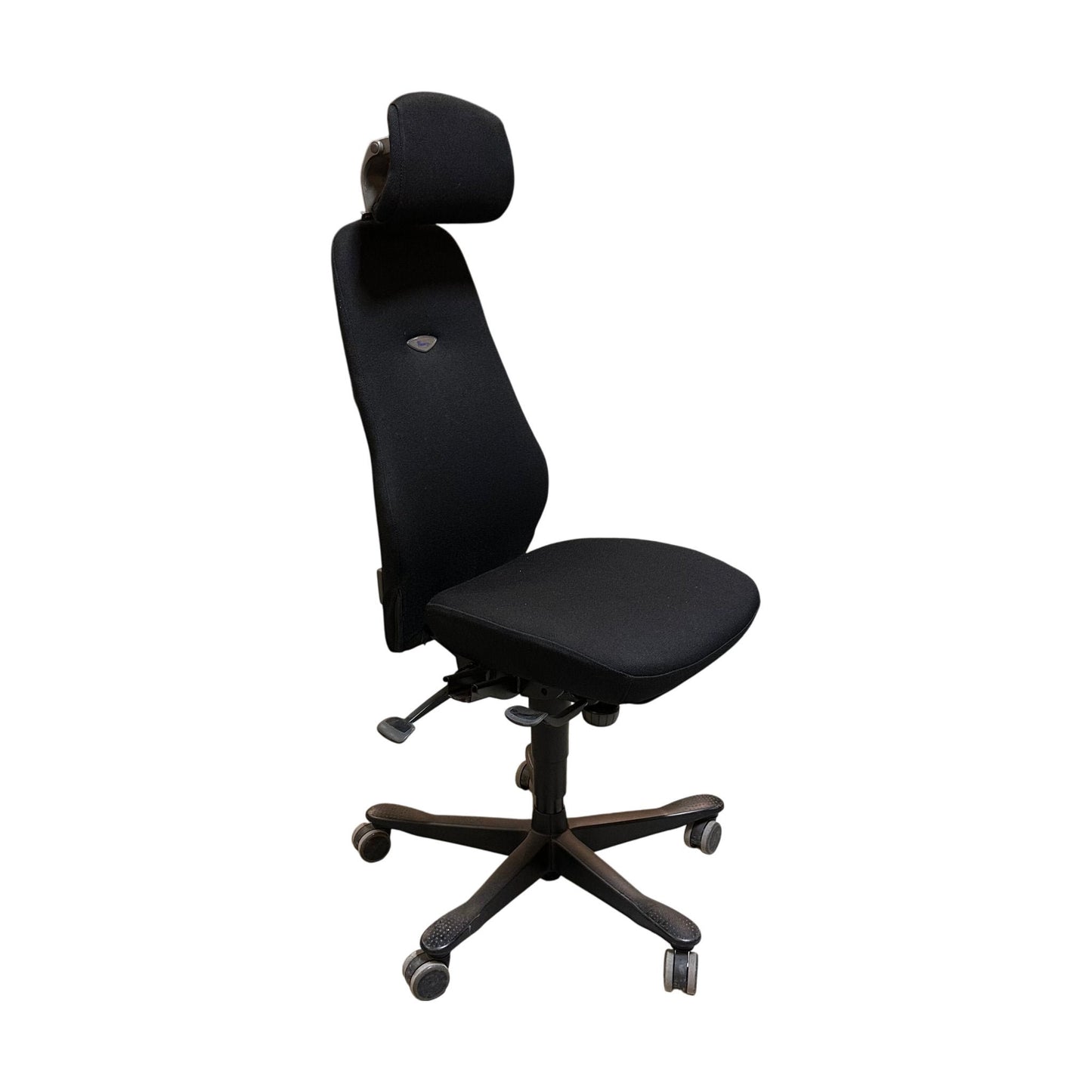 Kontorstol fra Kinnarps m/nakkestøtte, svart