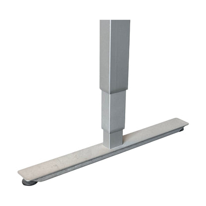 Elektrisk hev/senk skrivebord inkludert bordskillevegg, 160x80 cm