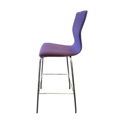 Graf barstol fra EFG, lilla, 77 cm høy
