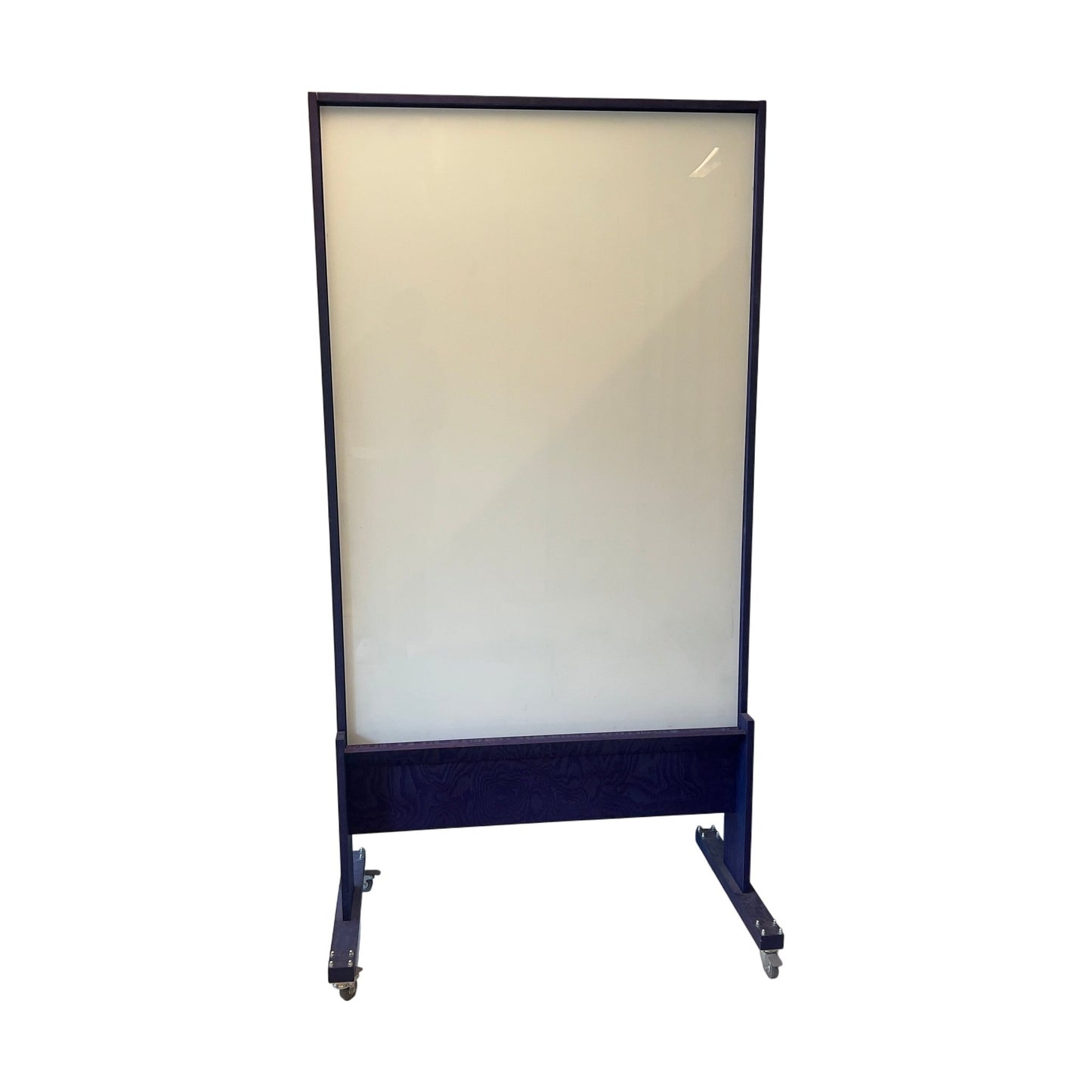 Selvstående whiteboard m/hjul, 100x205cm