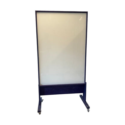 Selvstående whiteboard m/hjul, 100x205cm