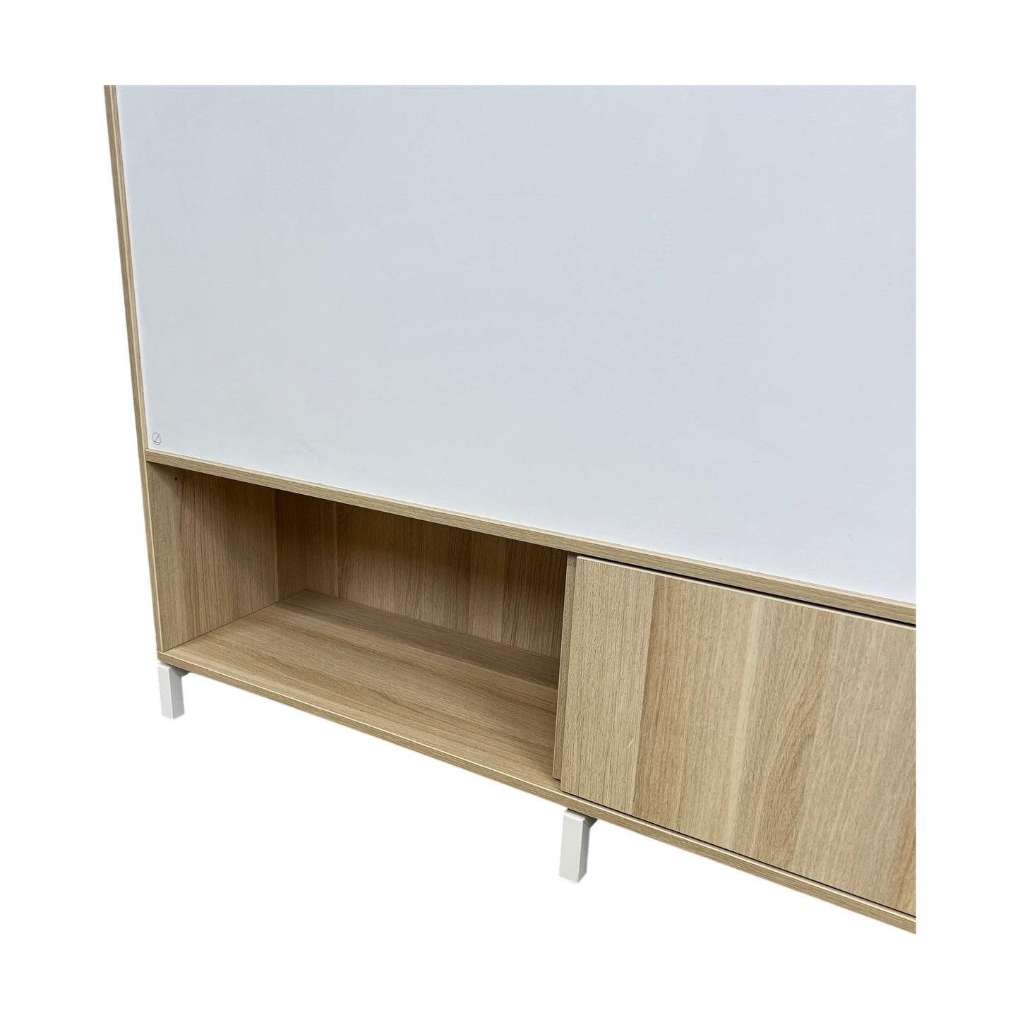 Hylle fra Kinnarps, beige, 160 cm