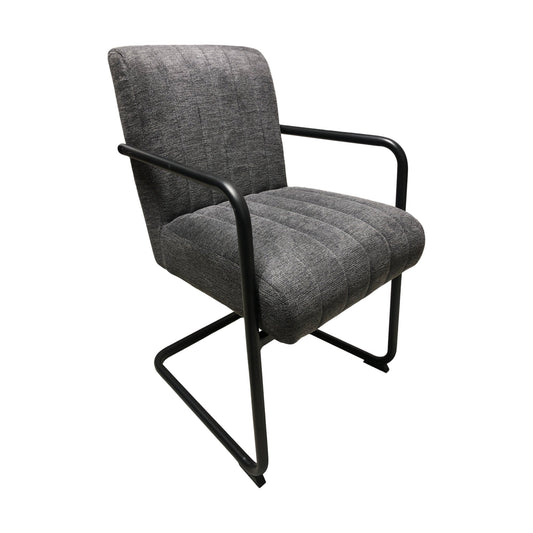 Trout spisestol fra A-Møbler, 100% polyester, grå