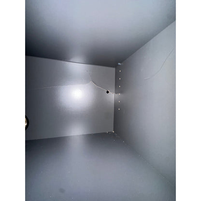(80x45x120) Slagdørskap i svart