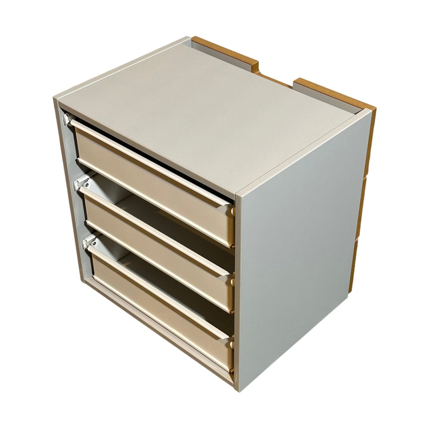 Skuffekassett fra Aarsland, grå, 3 skuffer, 36x36x36