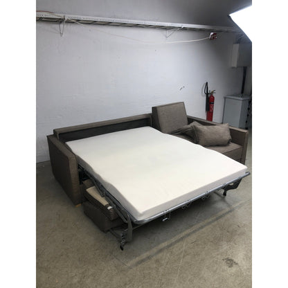 Jordfarget sovesofa