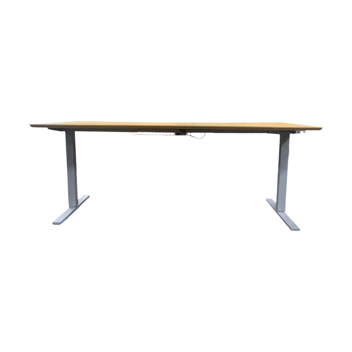 Elektrisk hev/senk skrivebord med magebue, 180cm