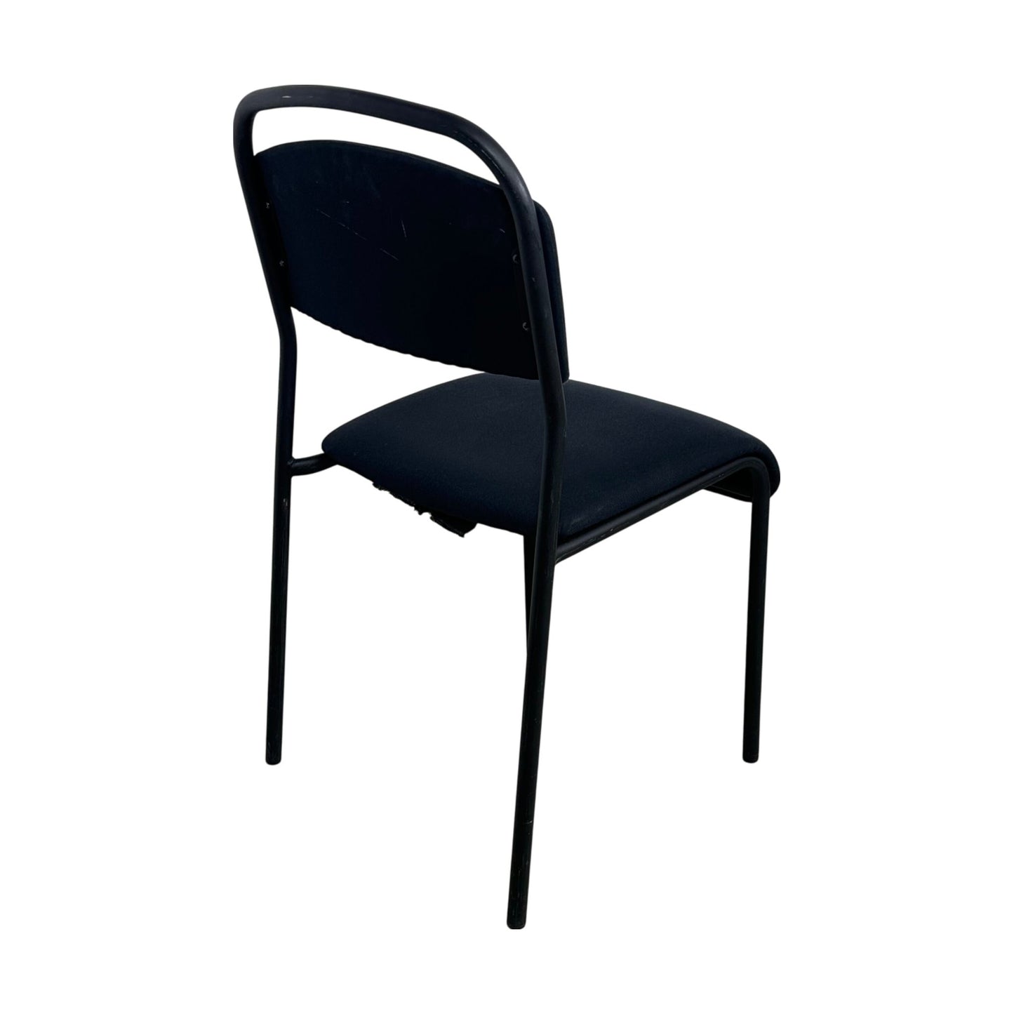 Särna møteromsstol fra IKEA, svart tekstil, stablebar