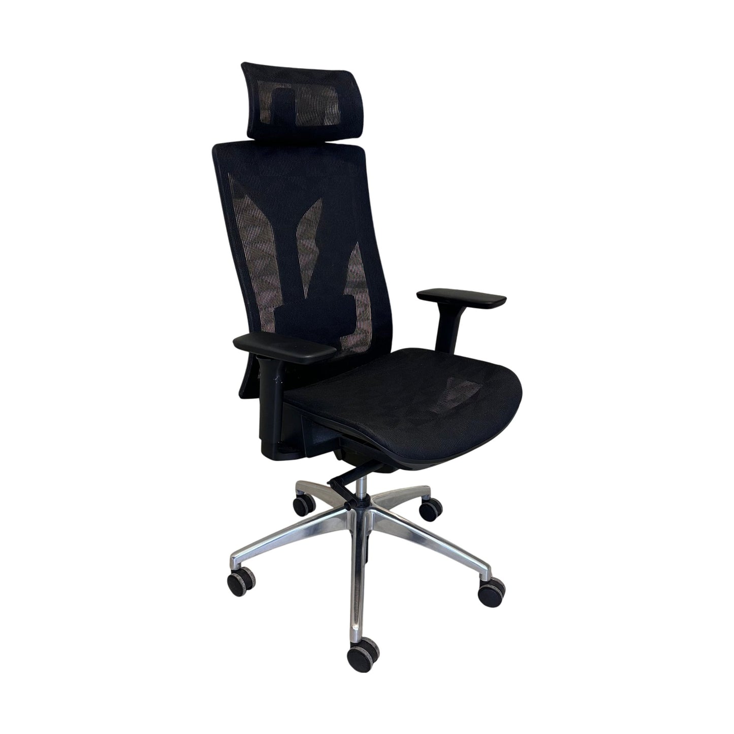 Kontorstol H2222, sort mesh