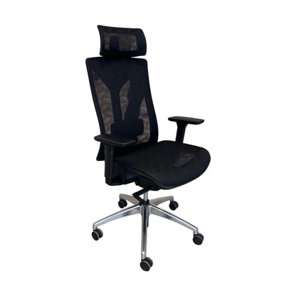 Kontorstol H2222, sort mesh