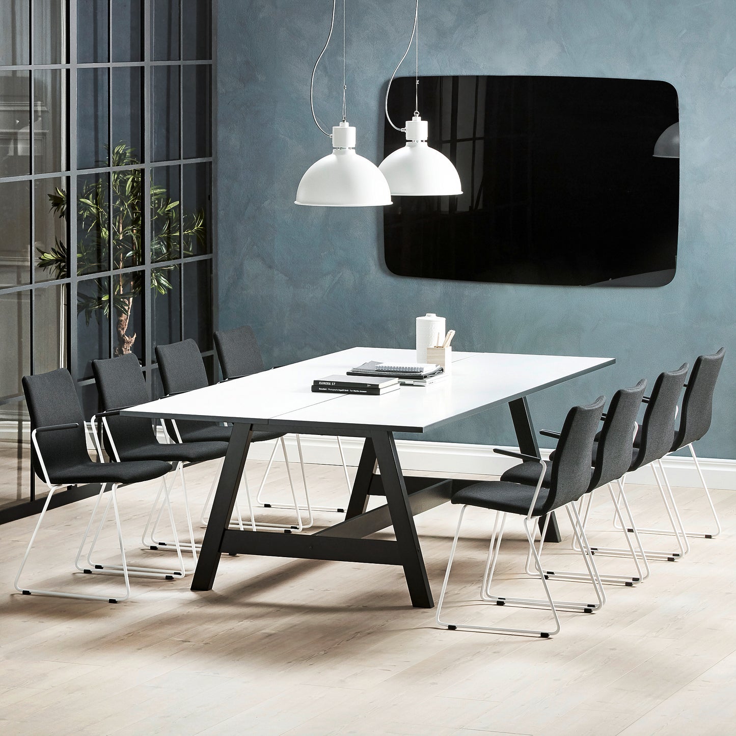 Møtebord NOMAD i laminat, 2400x1200 mm