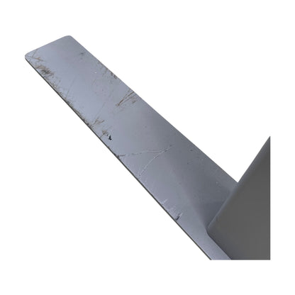 Manuelt justerbart skrivebord i grå, 140x80 cm