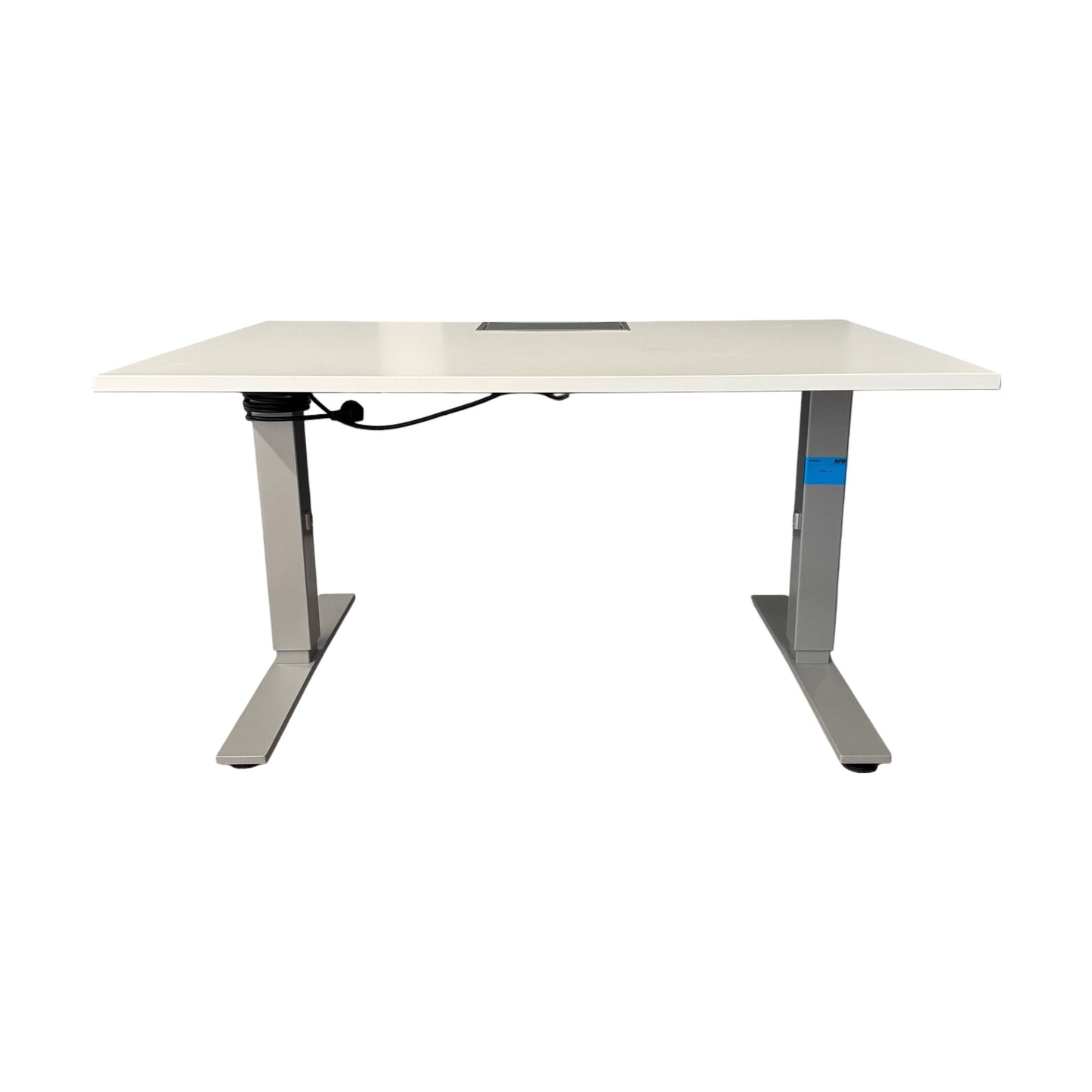 Manuell hev/senk skrivebord, 120x80cm