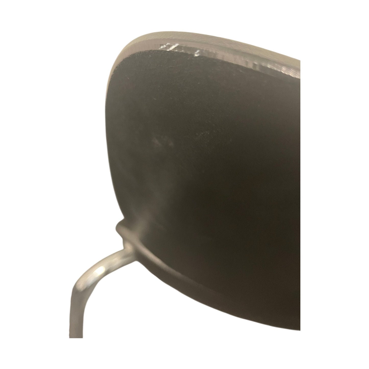 Spisestol, plast, svart