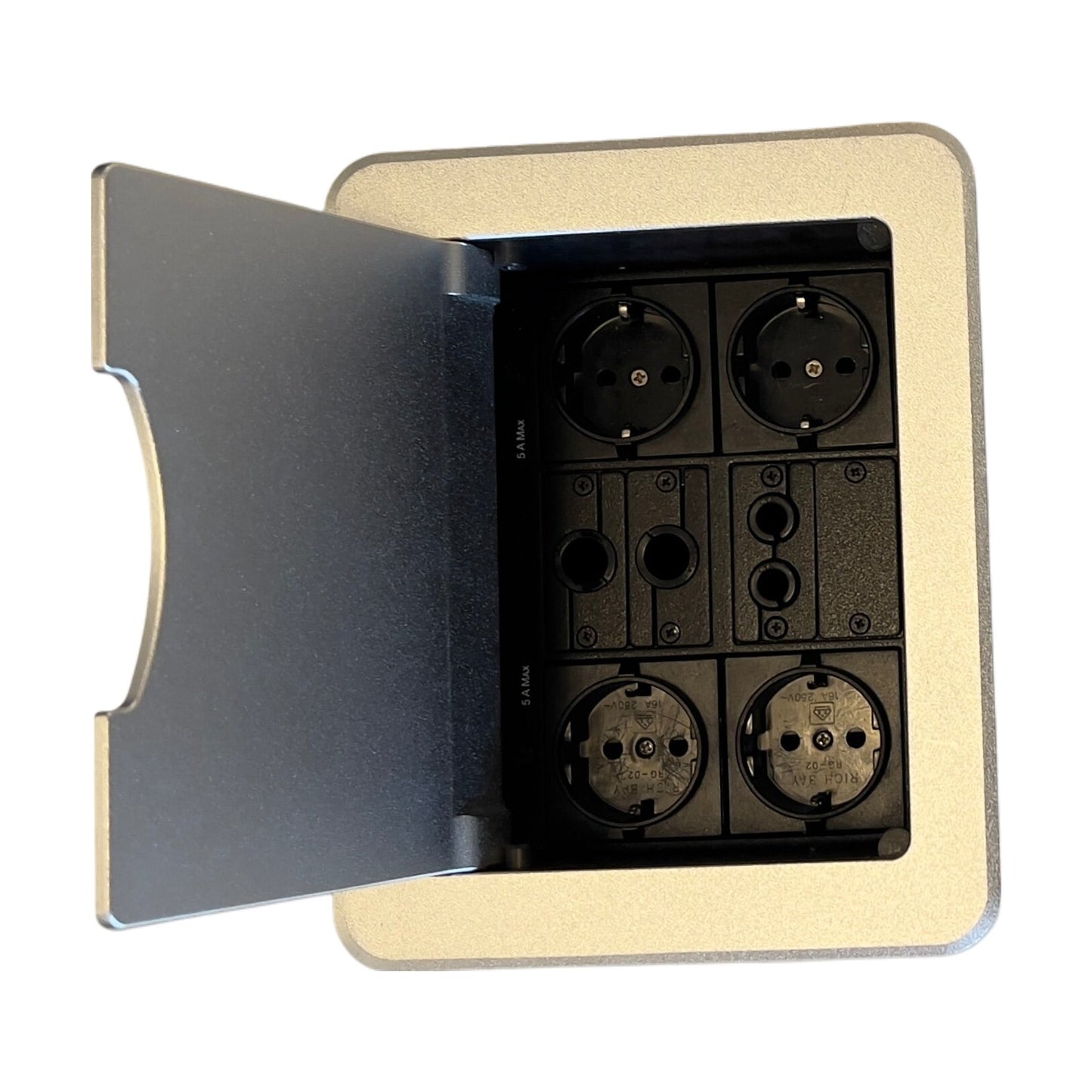 Møtebord fra Kinnarps, grå laminat, 180x90 cm