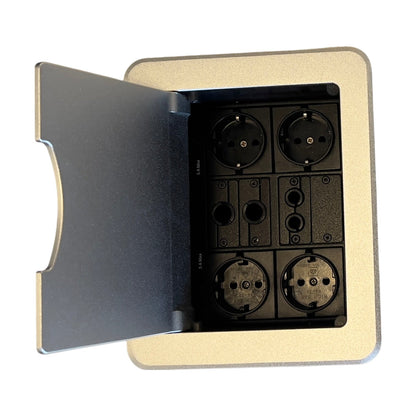 Møtebord fra Kinnarps, grå laminat, 180x90 cm