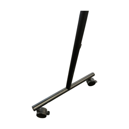 Lintex whiteboard på hjul med svart ramme, 155x50x195 cm