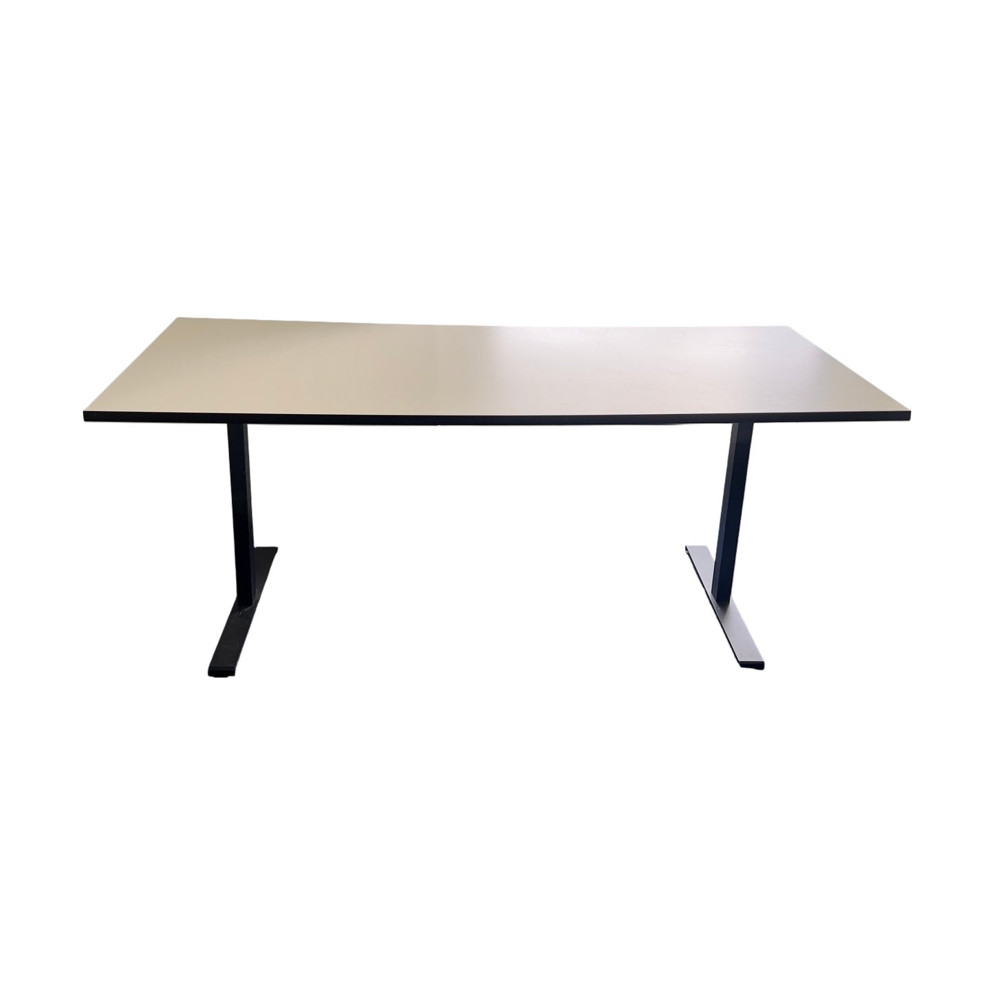 Skrivebord 180x80 cm, hvit laminat, Edsbyn