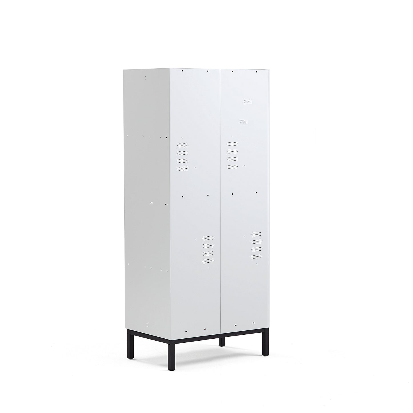 Z-skap CLASSIC, benstativ, 2 seksjoner, 4 dører, H1940 B800 D550 mm, svart