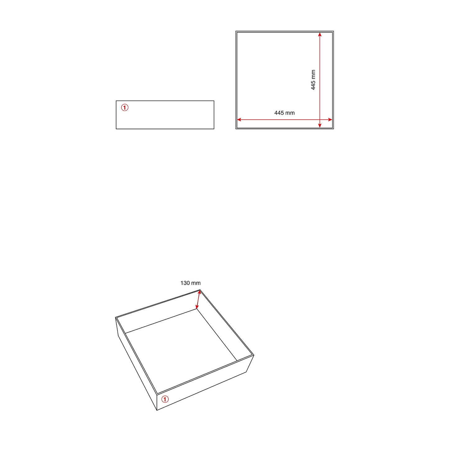 Skuff ROBUST i stål til arbeidsbenk, grå fra AJ Produkter