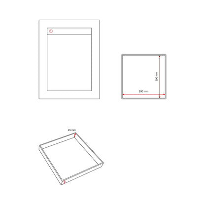 Brannsikkert dokumentskap SHIELD, EL-kodelås, 40 l