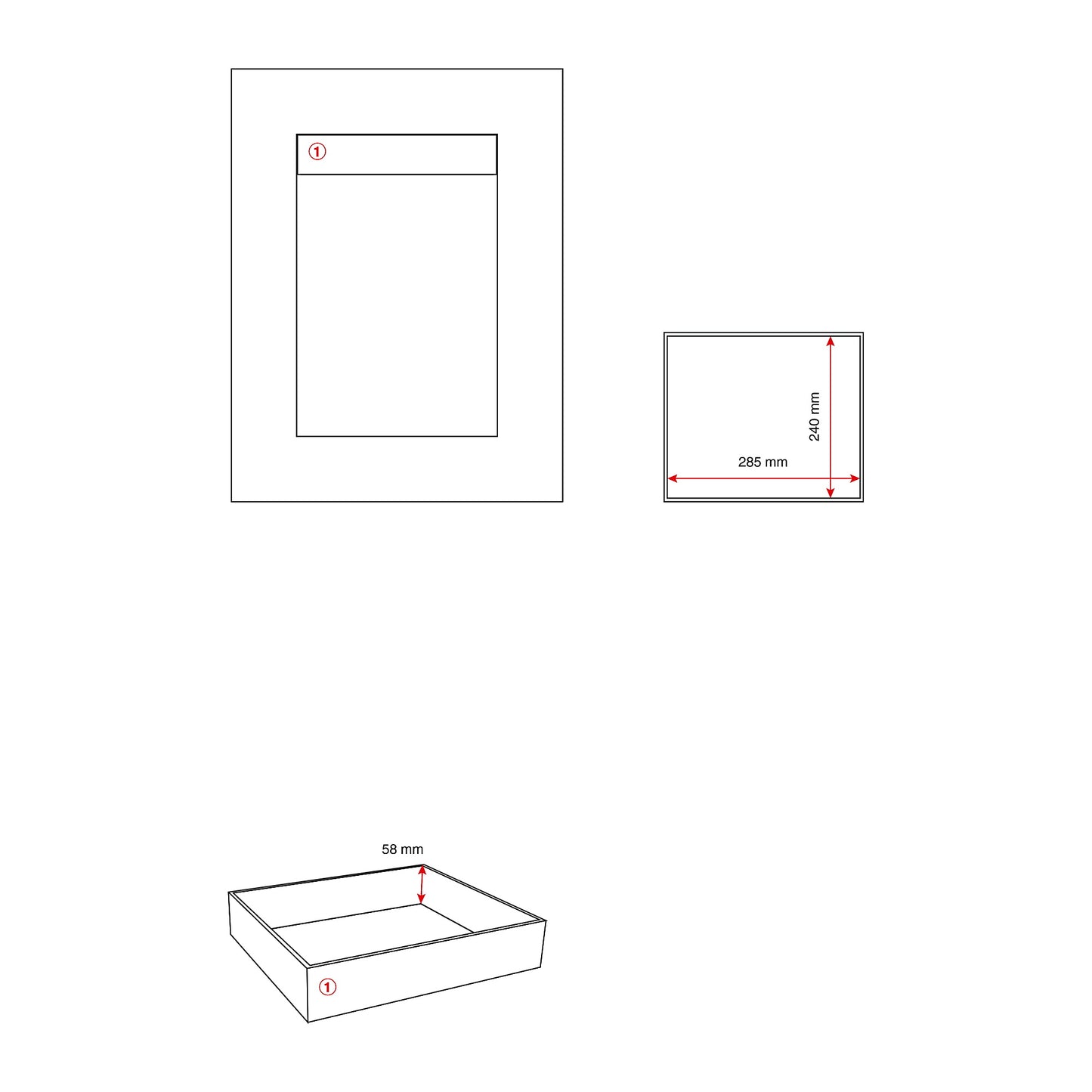 Brannsikkert dokumentskap SHIELD, EL-kodelås, 45 l