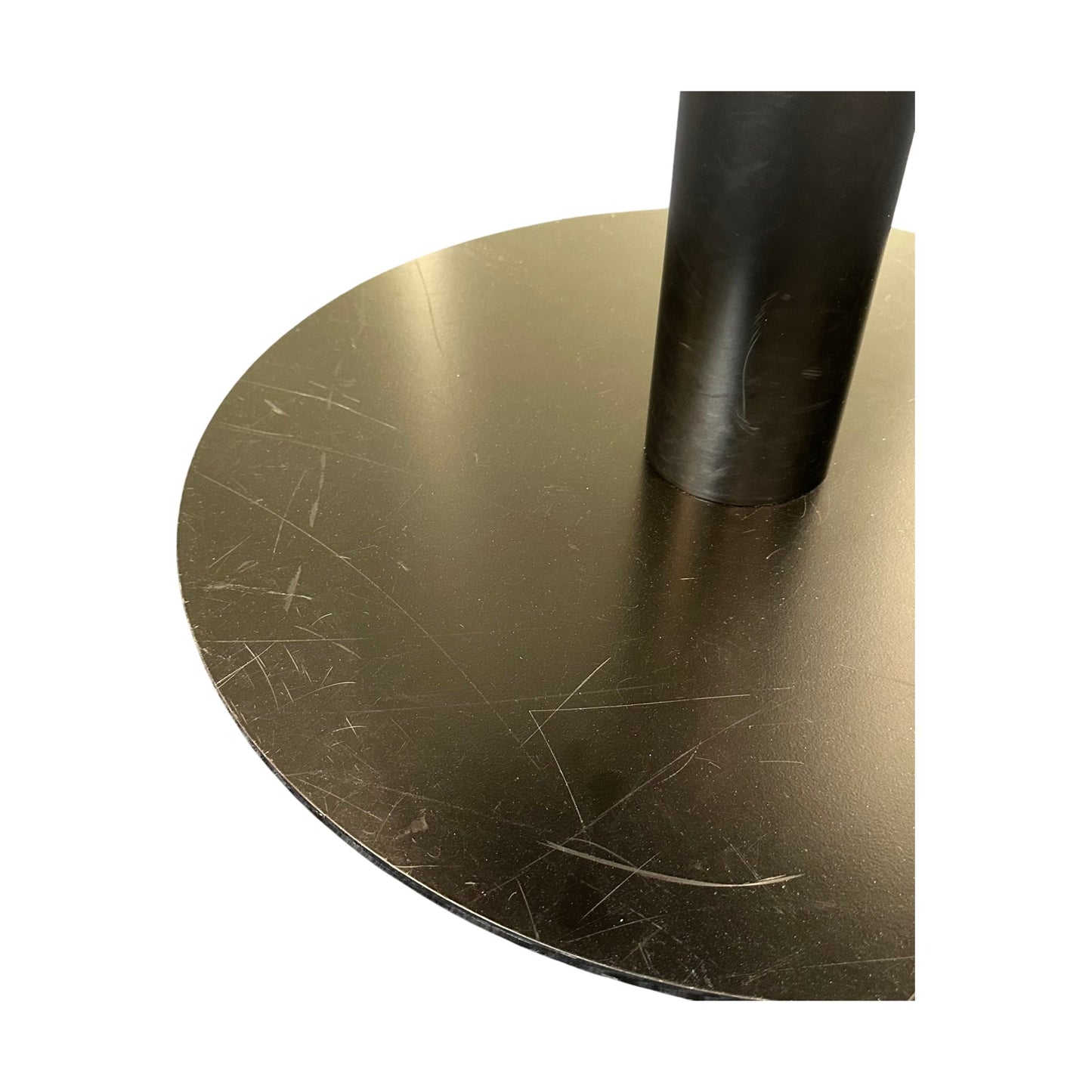 Loungebord med trefarget plate, 70x73 cm