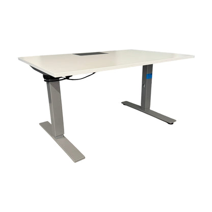 Manuell hev/senk skrivebord, 120x80cm