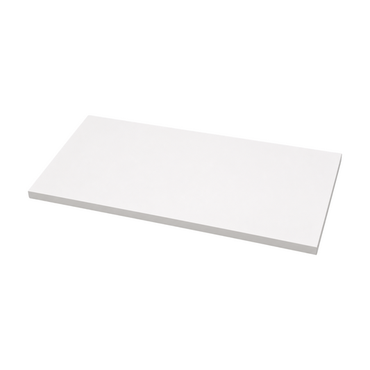 (140x80) Bordplate i hvit