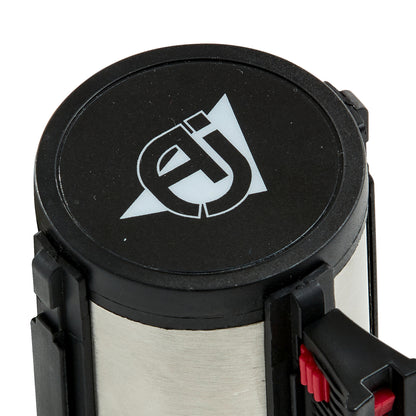 Avsperringsstolpe med bånd, 3650 mm, svart fra AJ Produkter