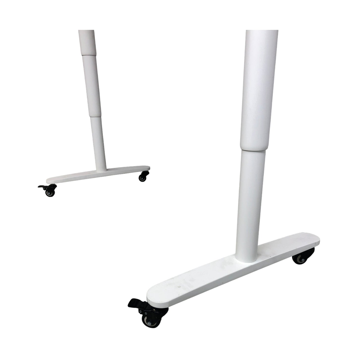 Elektrisk hev/senk-skrivebord på hjul, 160cm