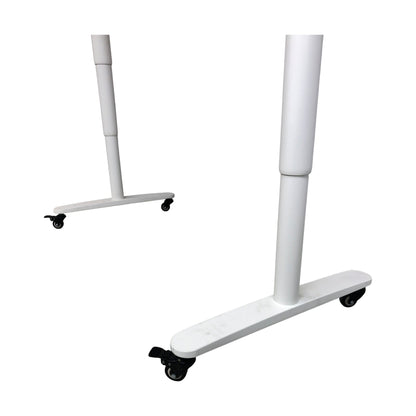 Elektrisk hev/senk-skrivebord på hjul, 160cm