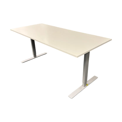 Elektrisk hev/senk skrivebord 180x80 cm, hvit, Linak